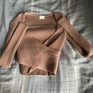 Abercrombie & Fitch cross front top